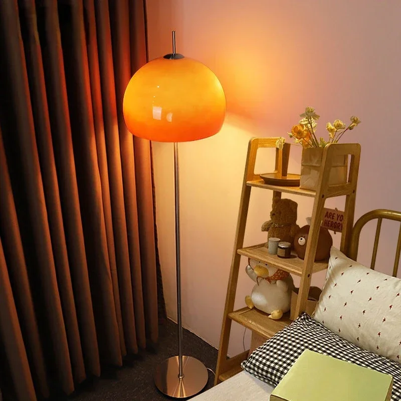 Floor Lamp Arched - Vintage woonkamer Bauhaus glazen vloerlamp, gradient