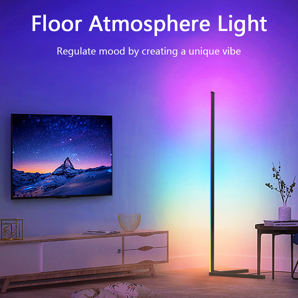 Floor Lamp Arched - Rgb Led Floor Lamp Indoor Home