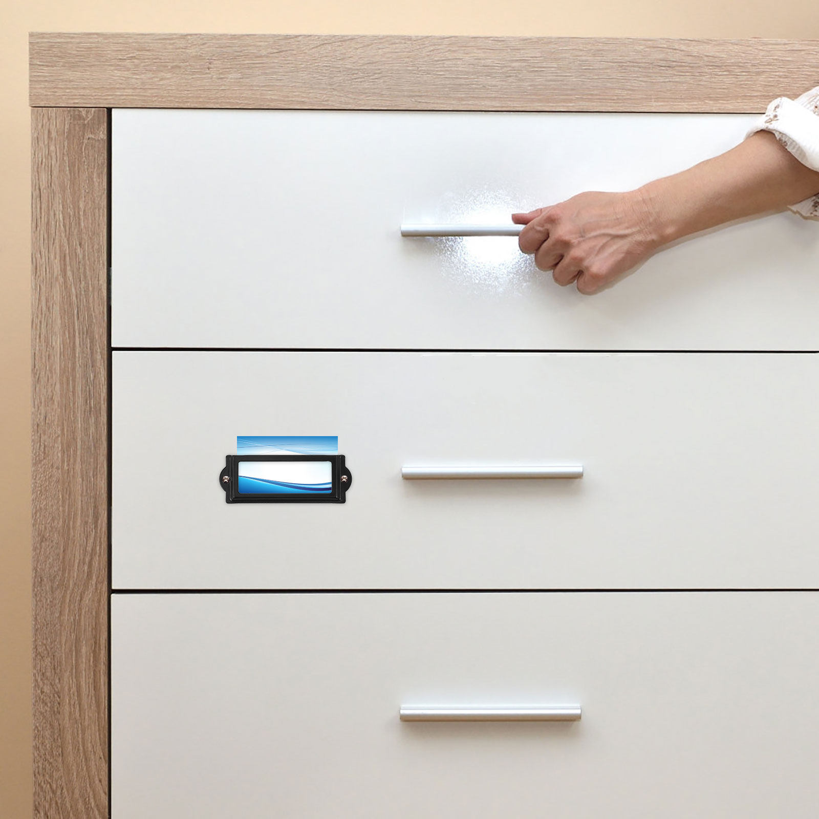 Office Furniture Names - 20 stuks ijzeren naamkaartframe, decoratieve houder,