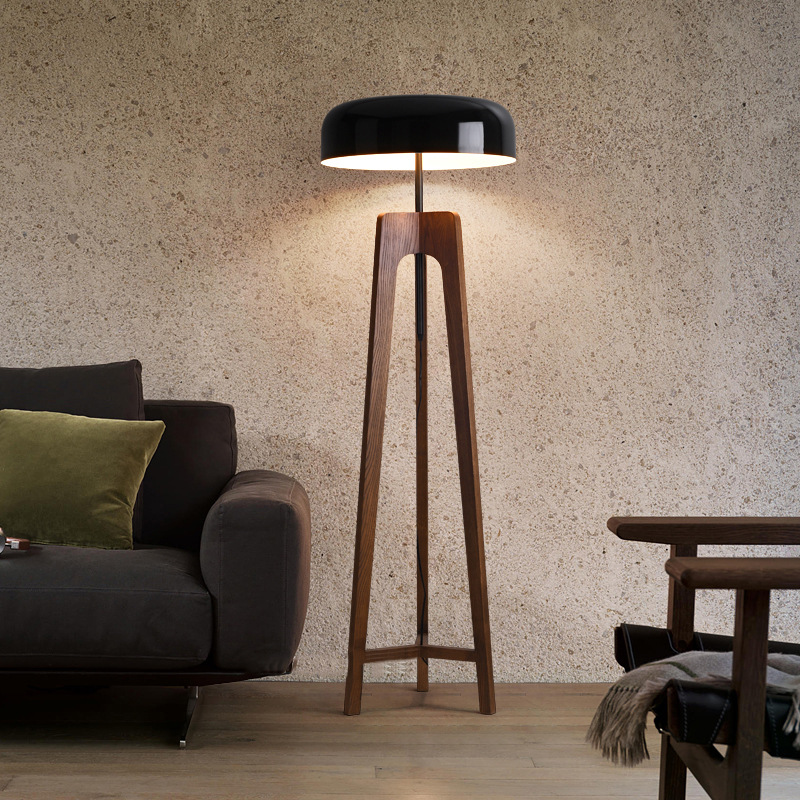 Floor Lamp Arched - Pileo Porada Vloerlamp Klassieke Houten Lamp