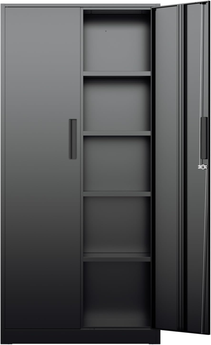 Office Storage Cabinet - Hoge metalen opbergkast, afsluitbare stalen opbergkast