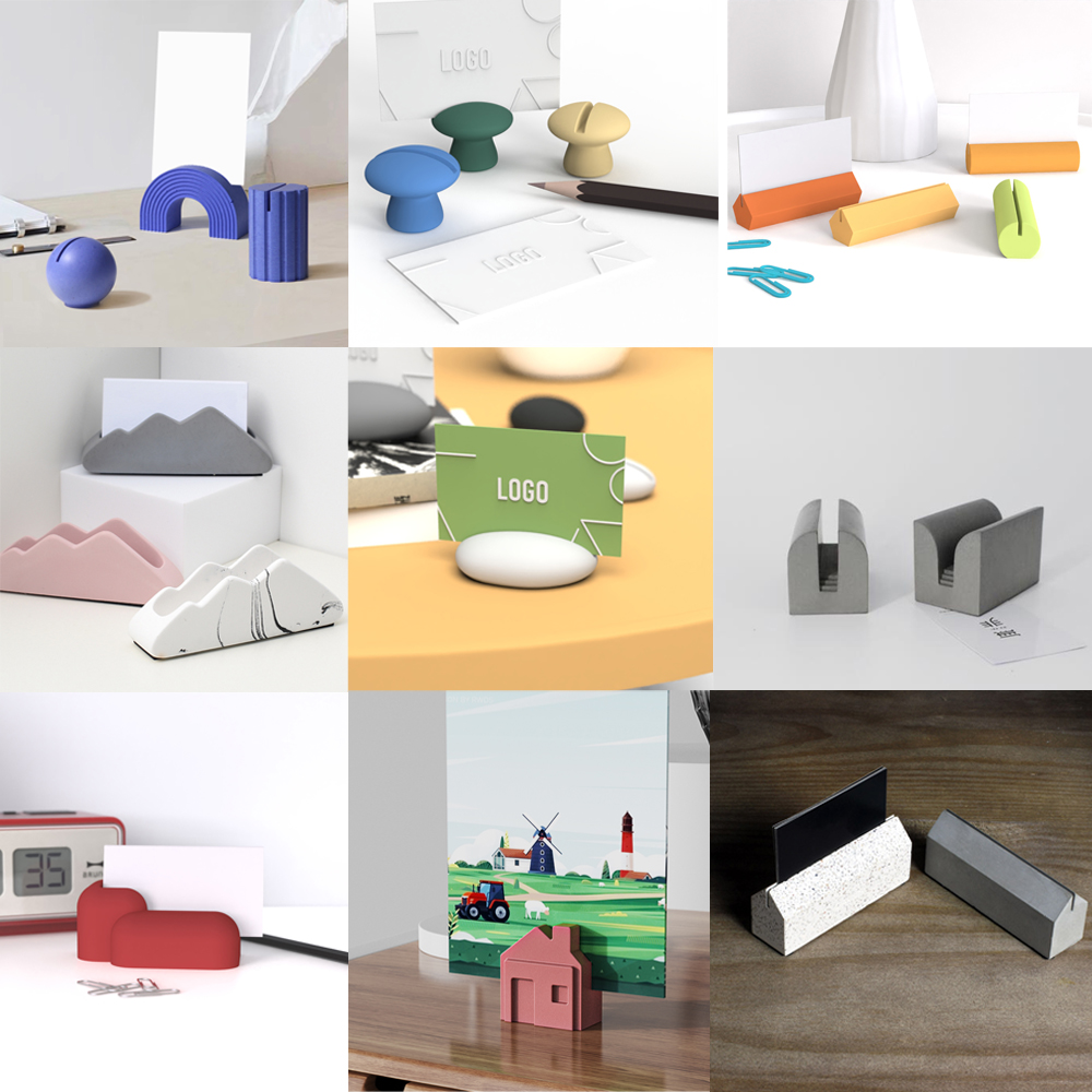 Office Furniture Names - Gips Cement Naam Kaarthouder Siliconen Mal