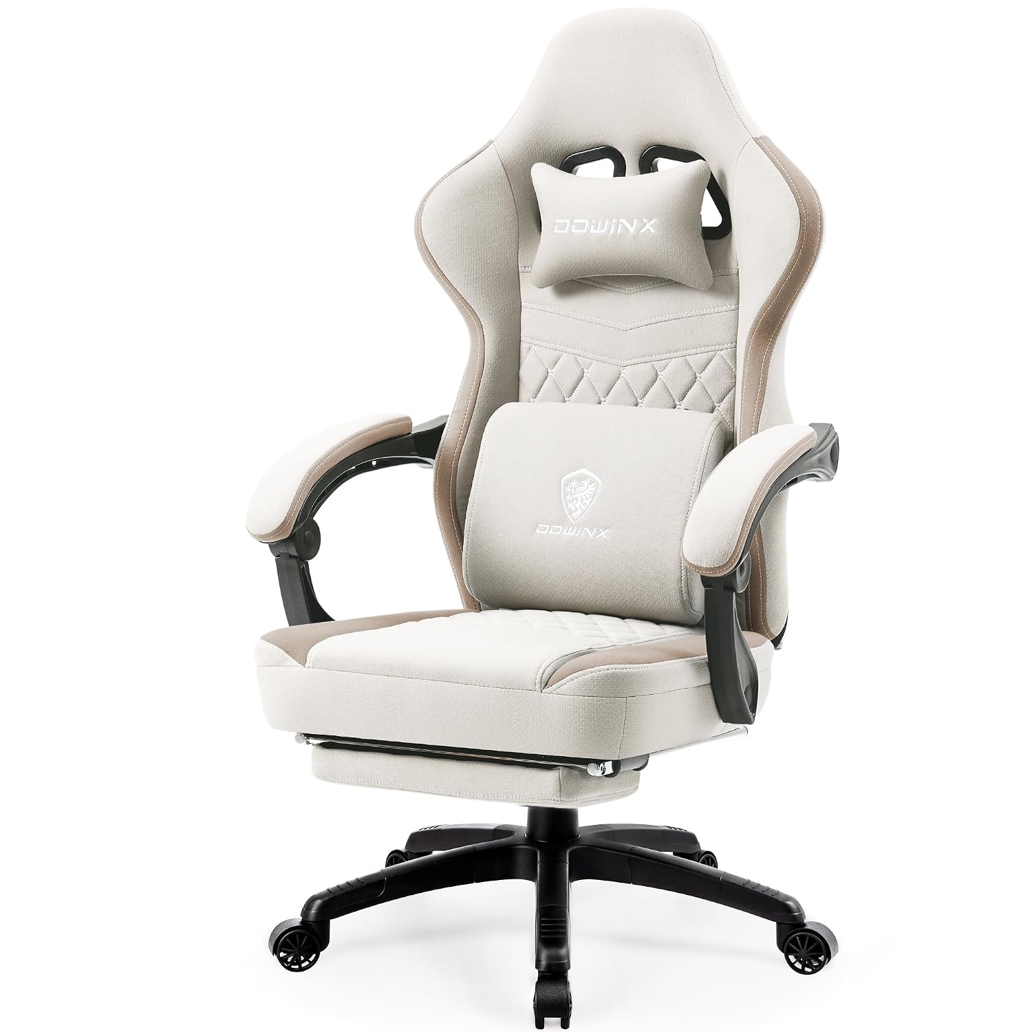Office Footrest Cushion - Ademende Gamingstoel met Pocketveringkussen, Gelkussen, Opbergzak,