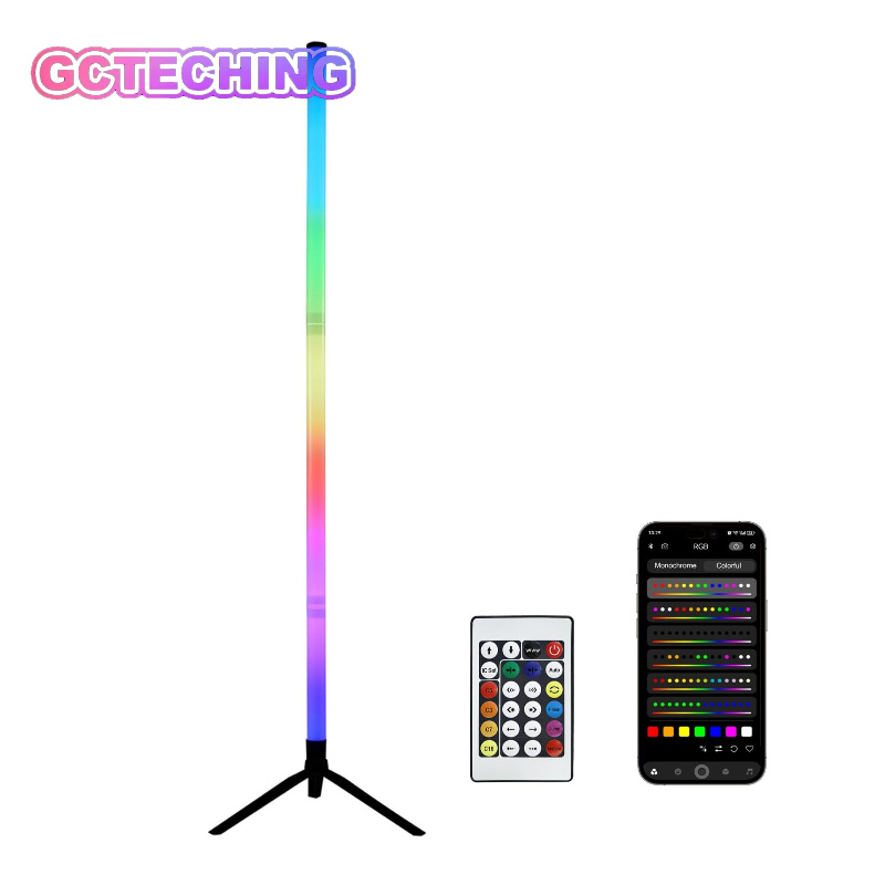 Floor Lamp Arched - 120CM LED RGB Staande Lamp, Geluidsgevoelige
