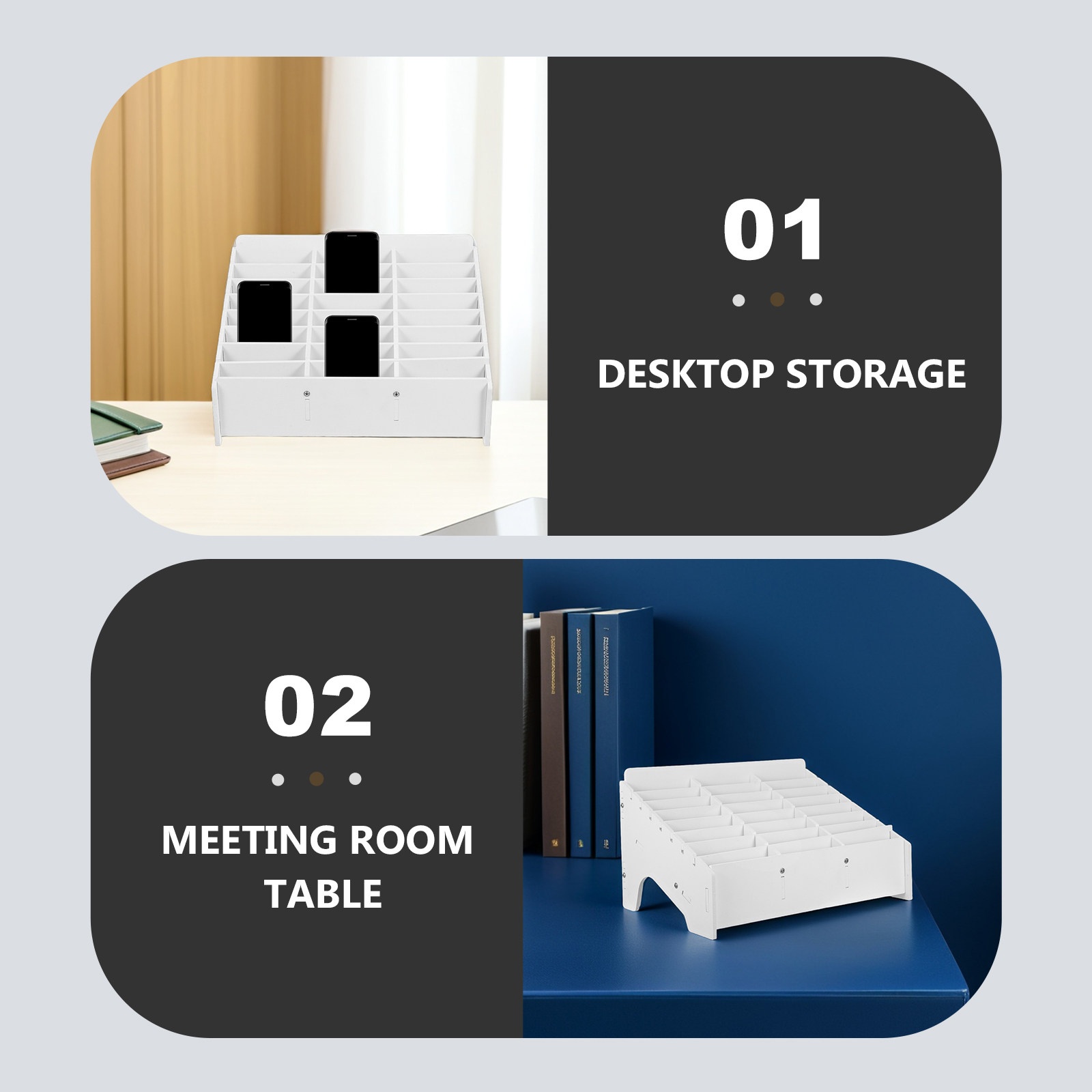 Desktop Telefoon Organizer Box - Office Storage Cabinet recensie en prijs
