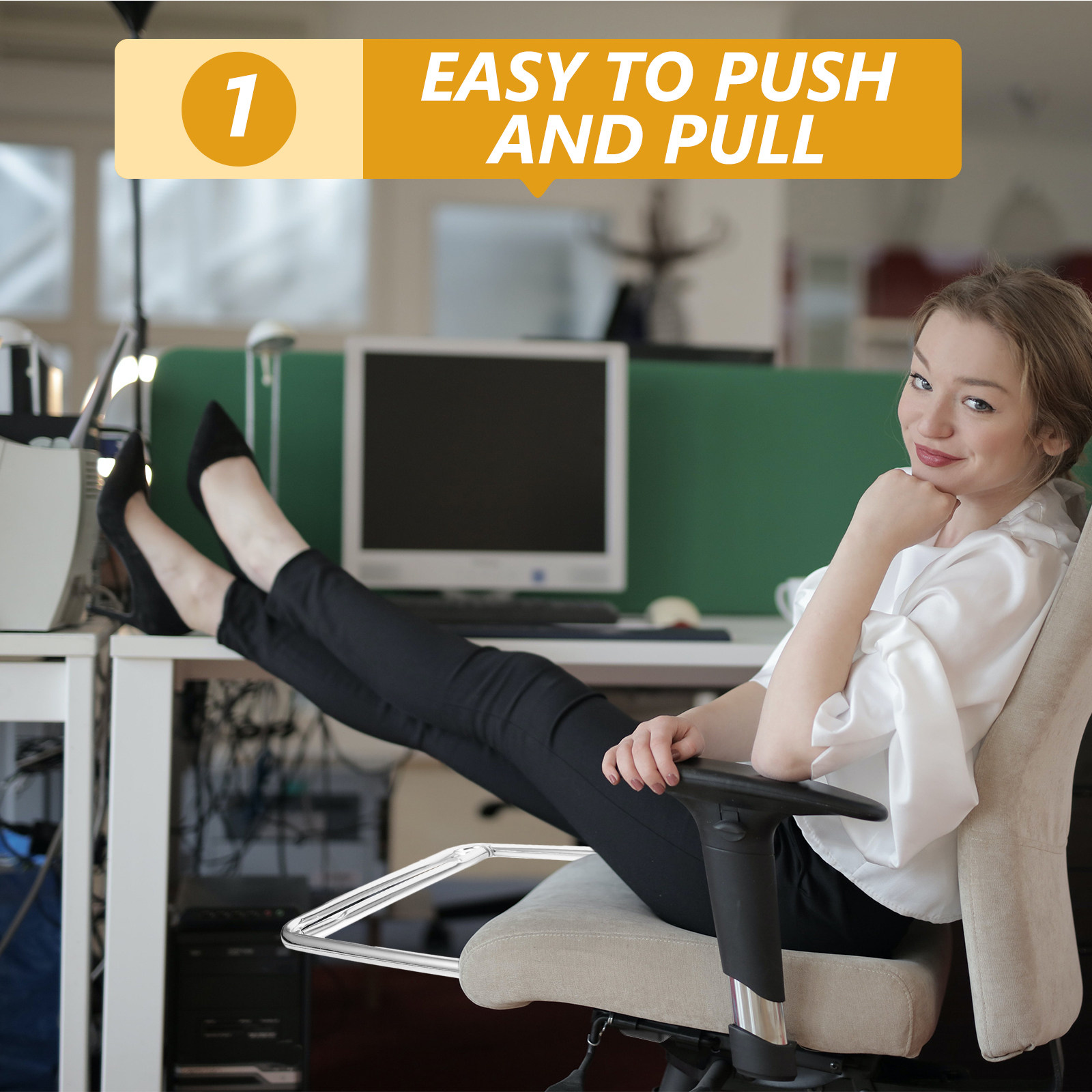 Roestvrijstalen voetsteun voor - Office Footrest Cushion recensie en prijs
