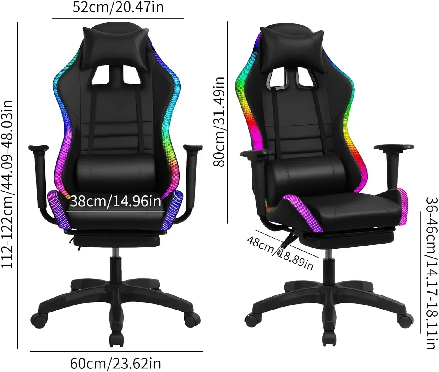 Gamingstoel, bureaustoel met v - Office Footrest Cushion recensie en prijs