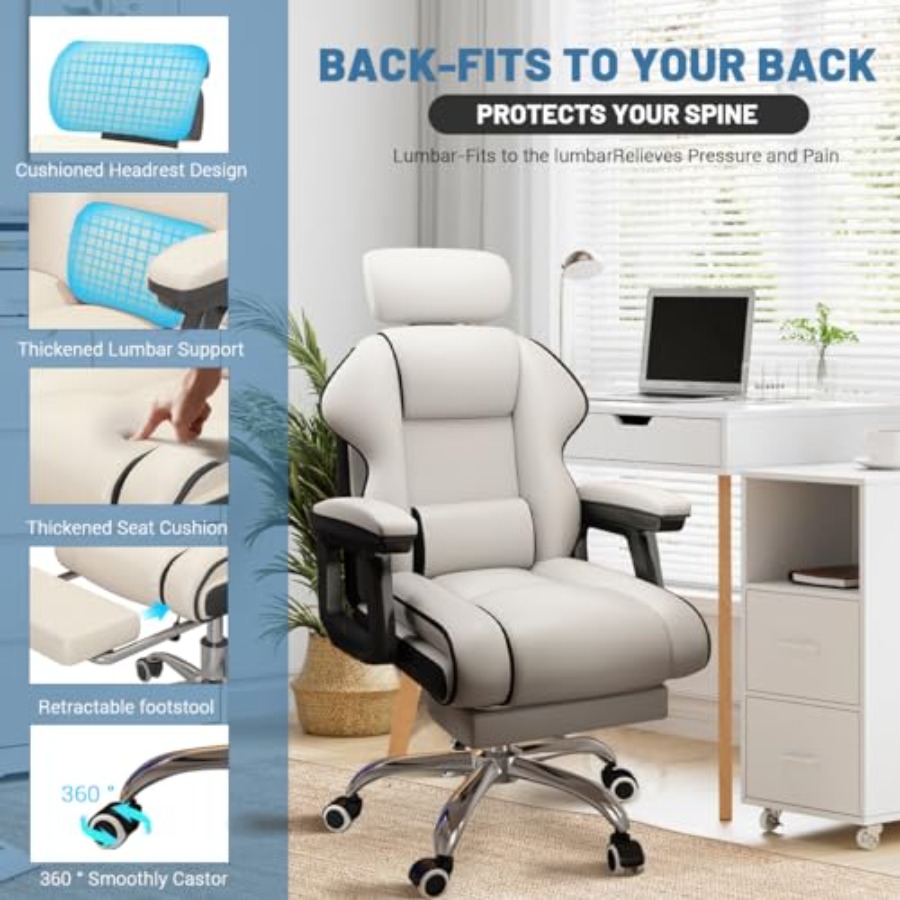 Bureaustoel voor thuiskantoor: - Office Footrest Cushion recensie en prijs