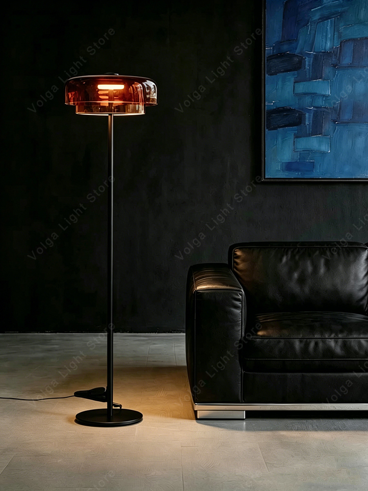 Nordic Luxury Glass Oranje Gro - Floor Lamp Arched recensie en prijs
