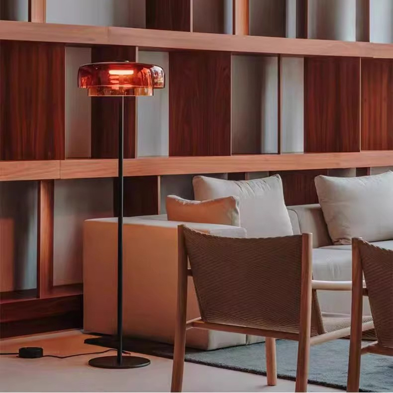 Nordic Luxury Glass Oranje Gro - Floor Lamp Arched recensie en prijs