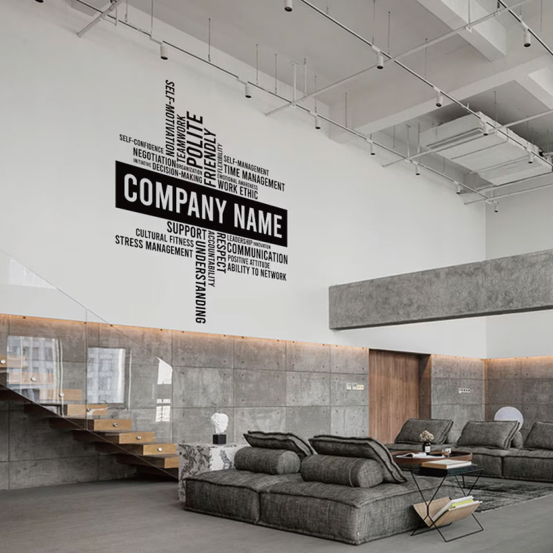 Aangepaste bedrijfsnaam vinyl  - Office Furniture Names recensie en prijs