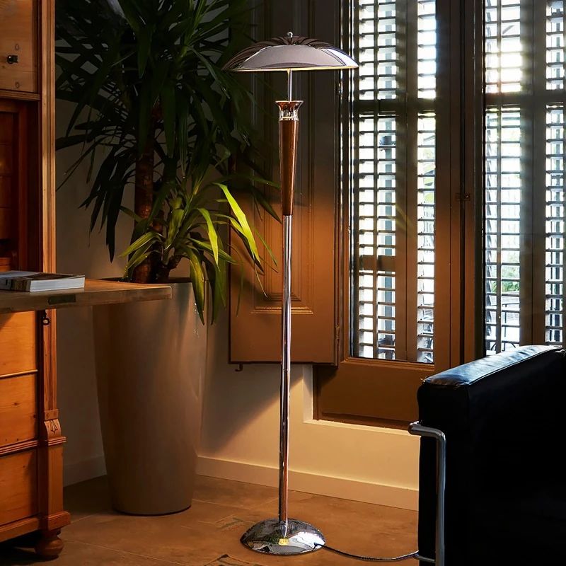 Massief houten antieke led-vlo - Floor Lamp Arched recensie en prijs