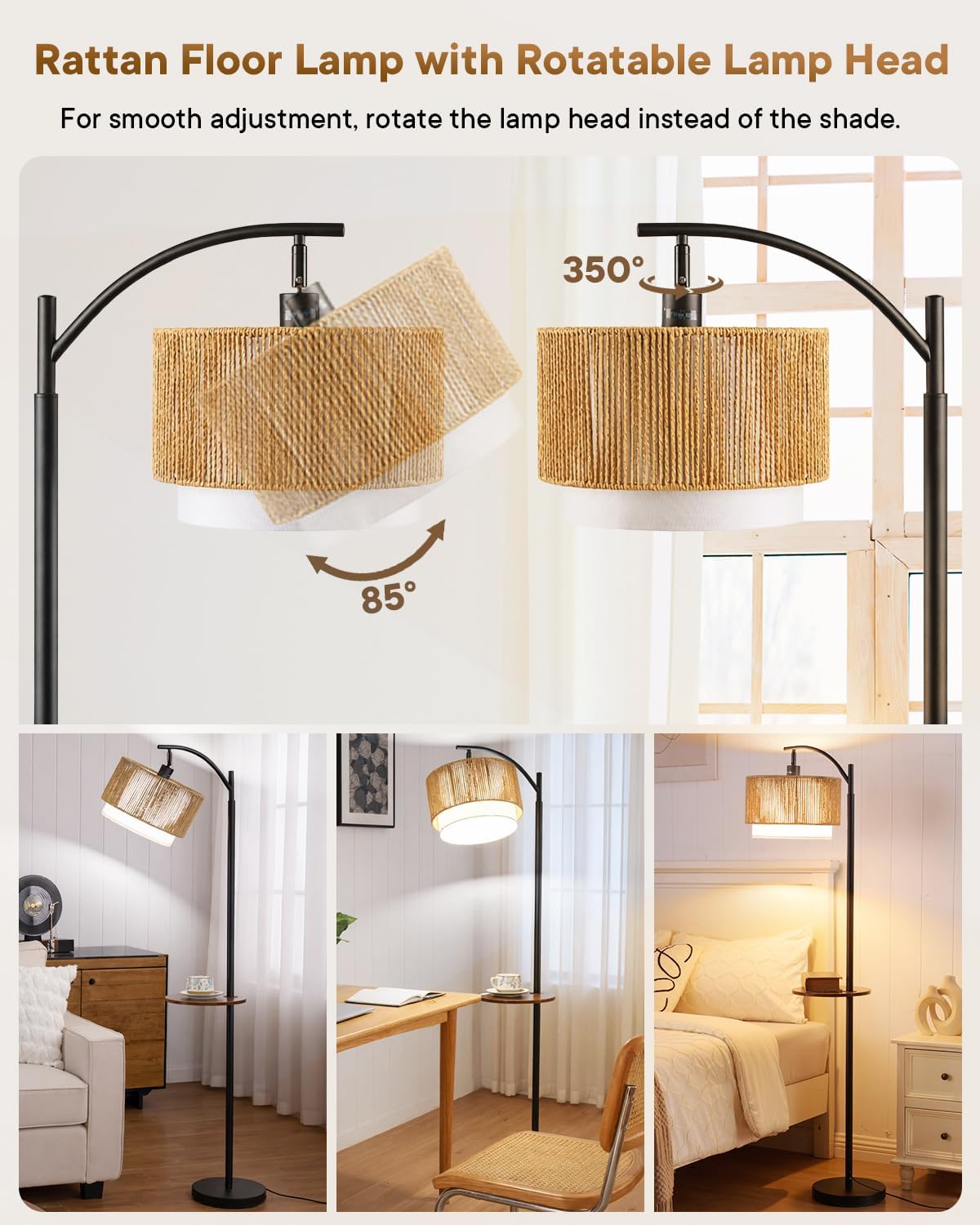 Arc-vloerlamp in boho-stijl, g - Floor Lamp Arched recensie en prijs