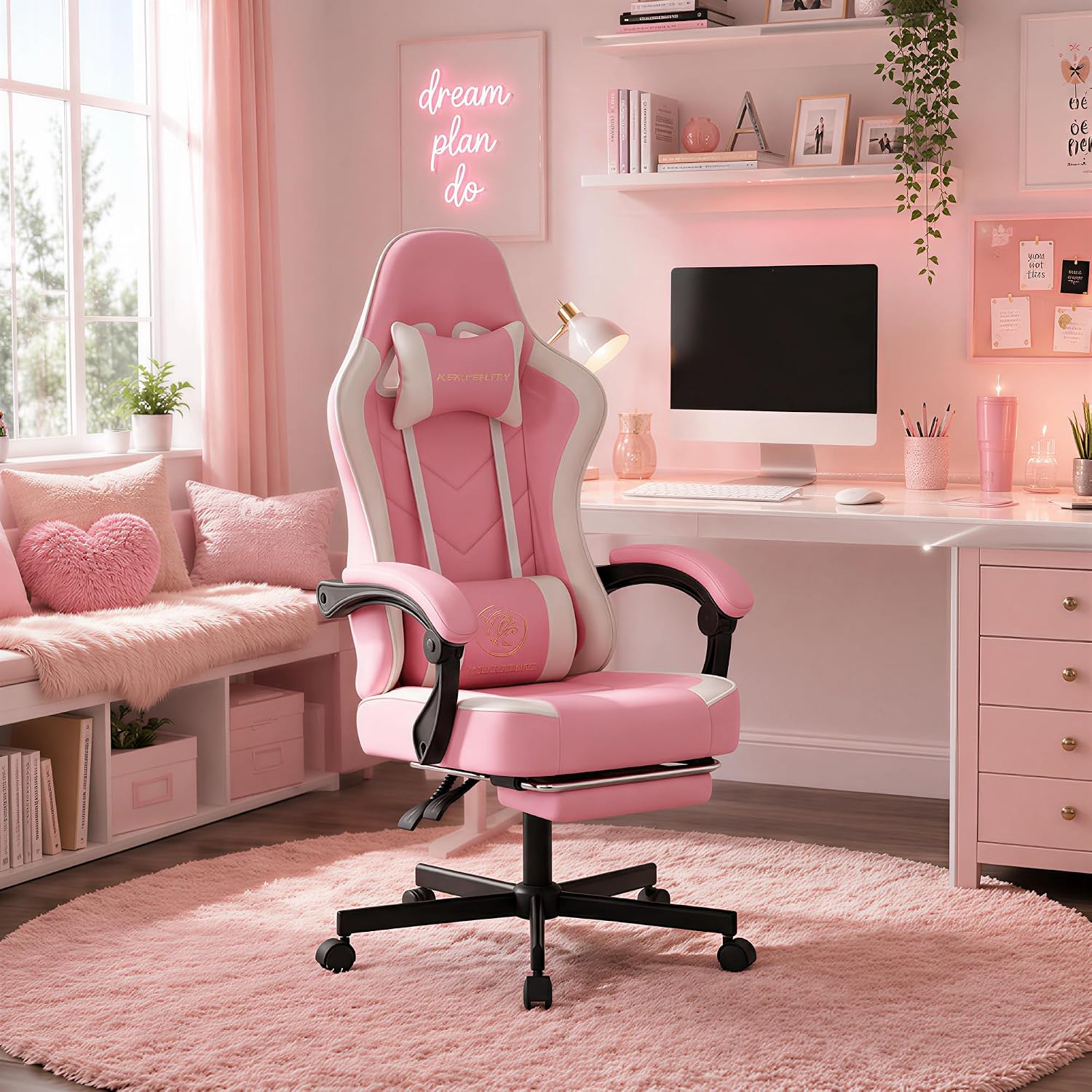 Ergonomische gamingstoel met h - Office Footrest Cushion recensie en prijs
