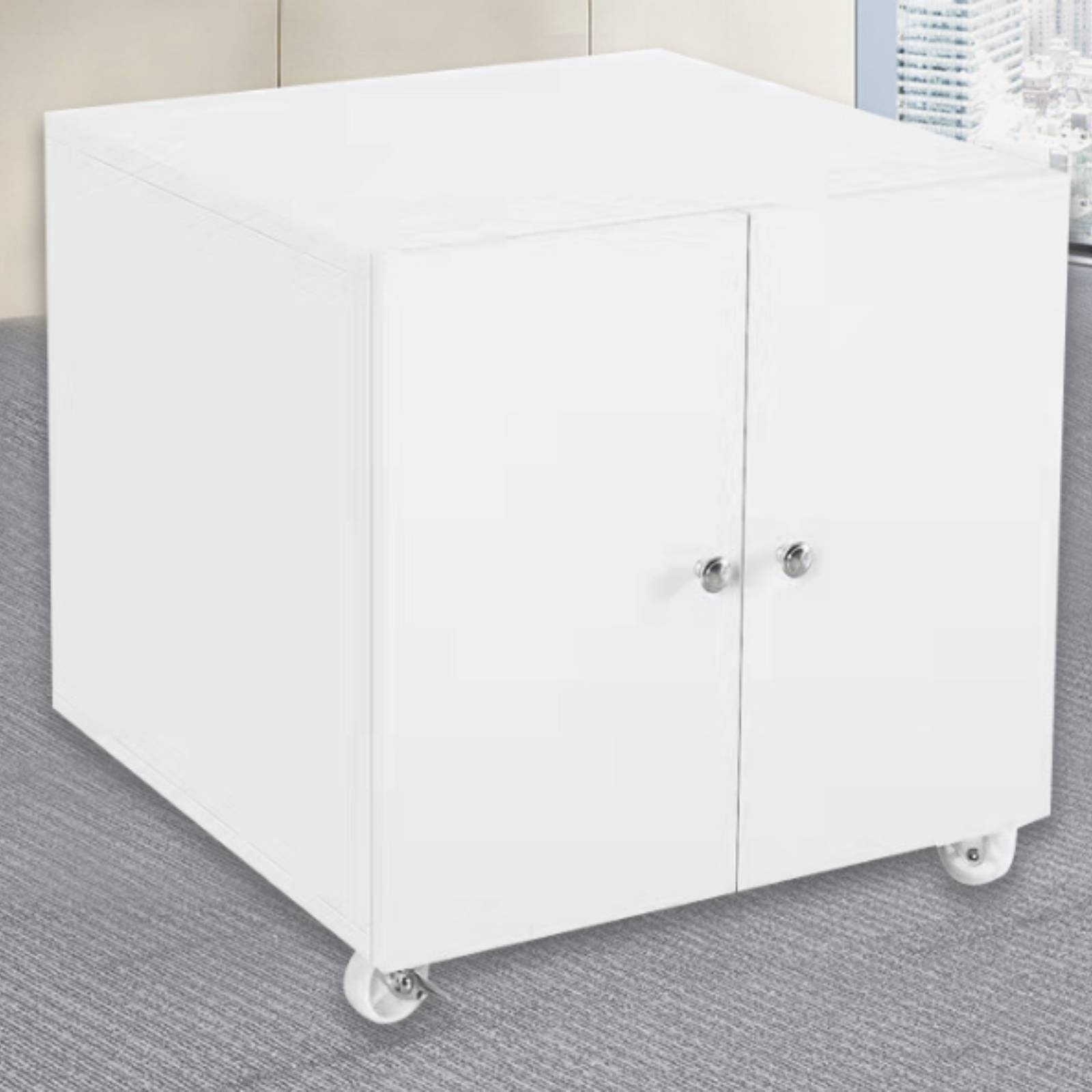 Staal kantoor kast met wielen, - Office Storage Cabinet recensie en prijs
