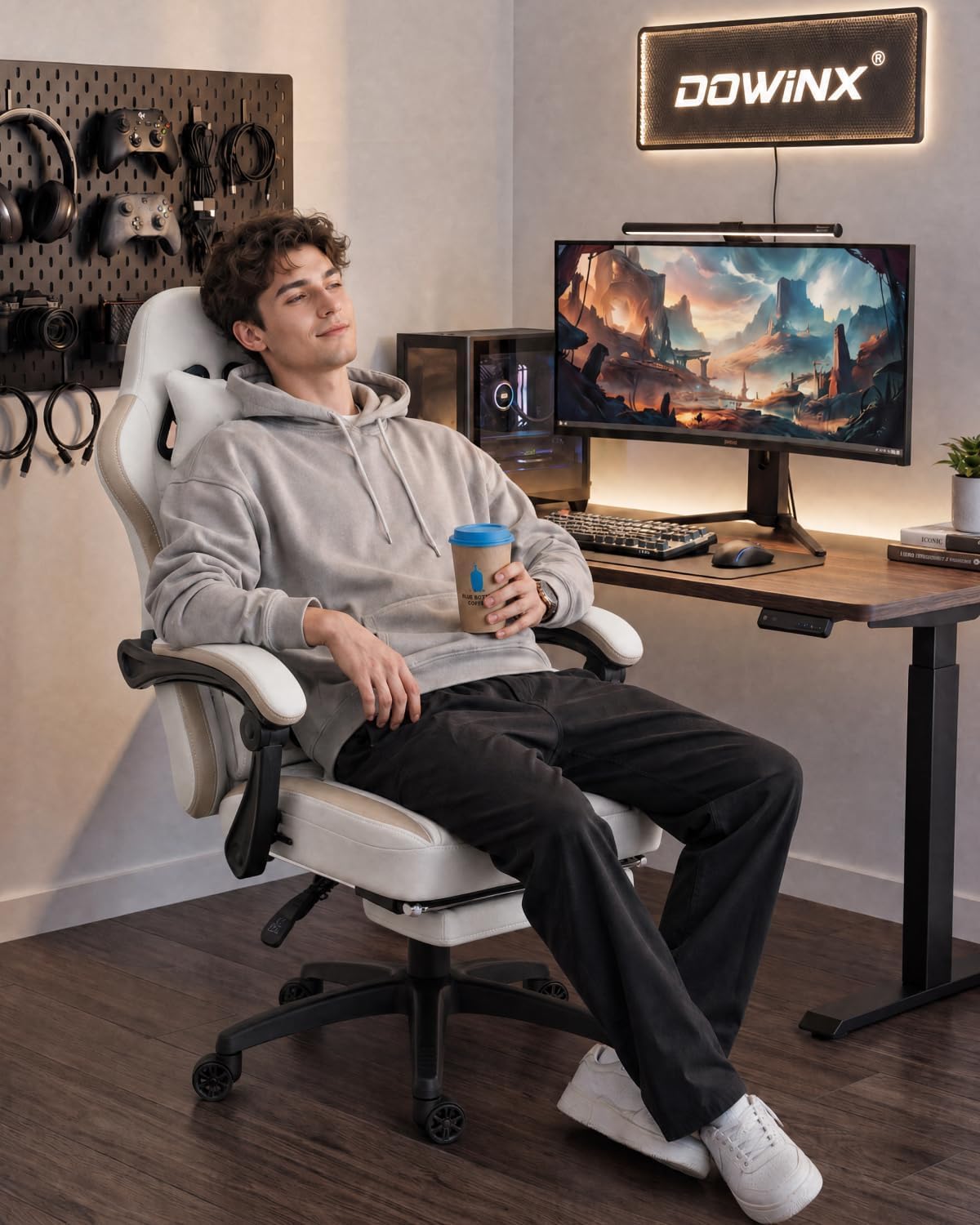 Ademende Gamingstoel met Pocke - Office Footrest Cushion recensie en prijs
