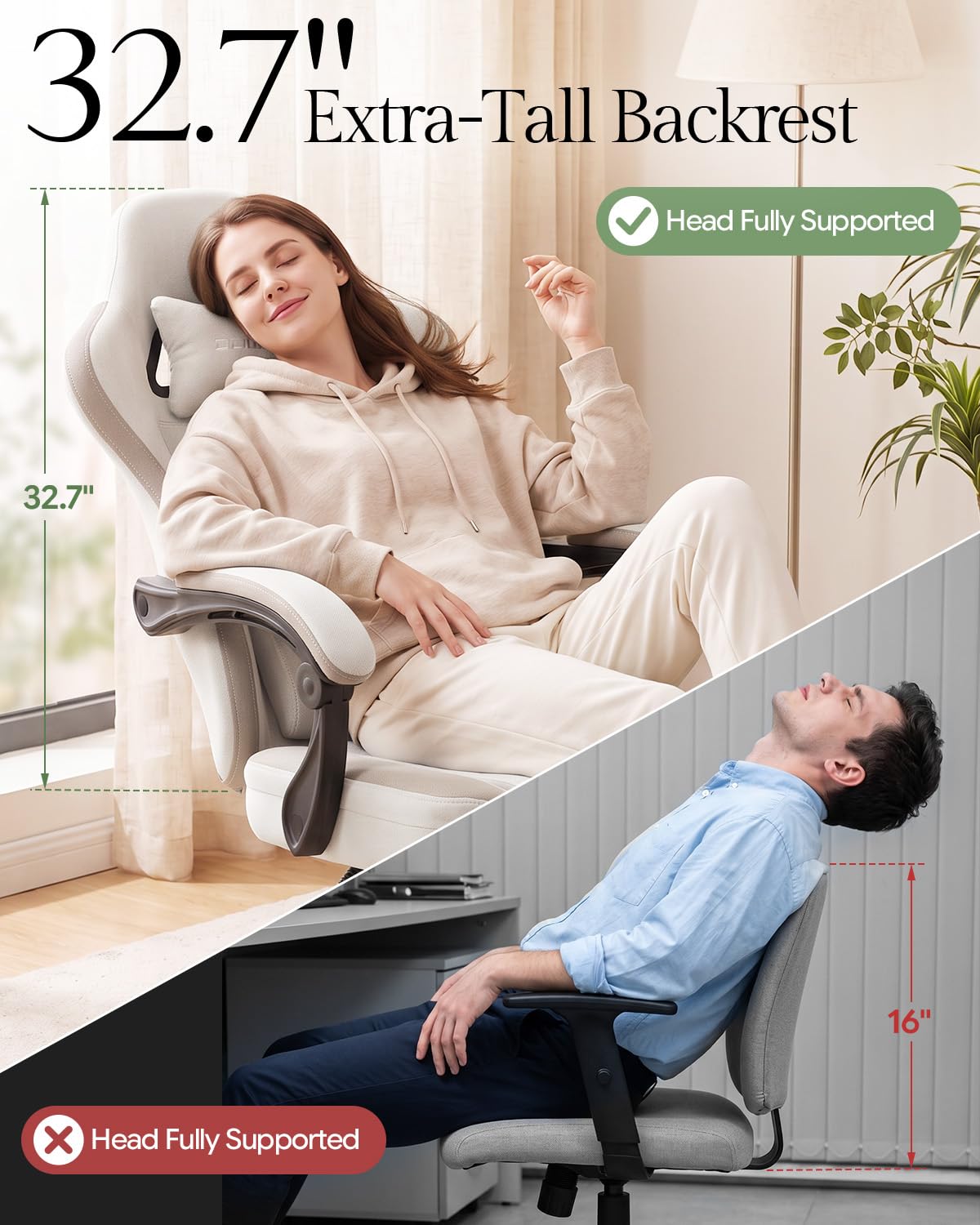 Ademende Gamingstoel met Pocke - Office Footrest Cushion recensie en prijs