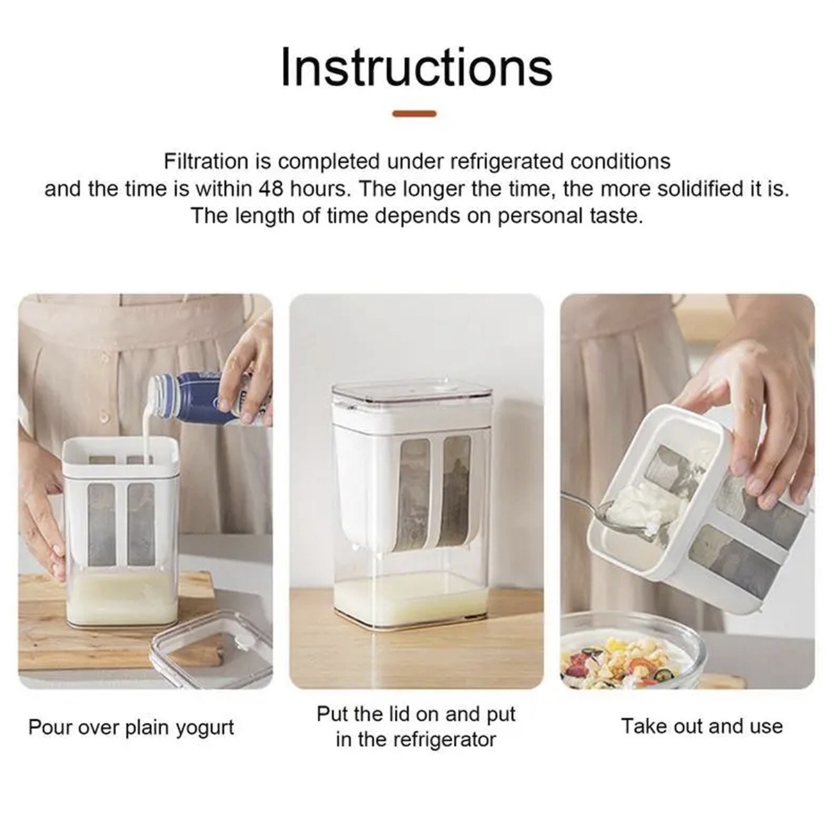 Yoghurtfilter Voedselzeef 1100 - Partition Screen Divider recensie en prijs