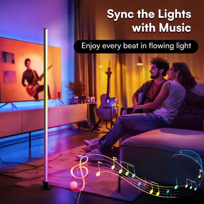 RGBIC LED Hoeklamp voor op de  - Floor Lamp Arched recensie en prijs